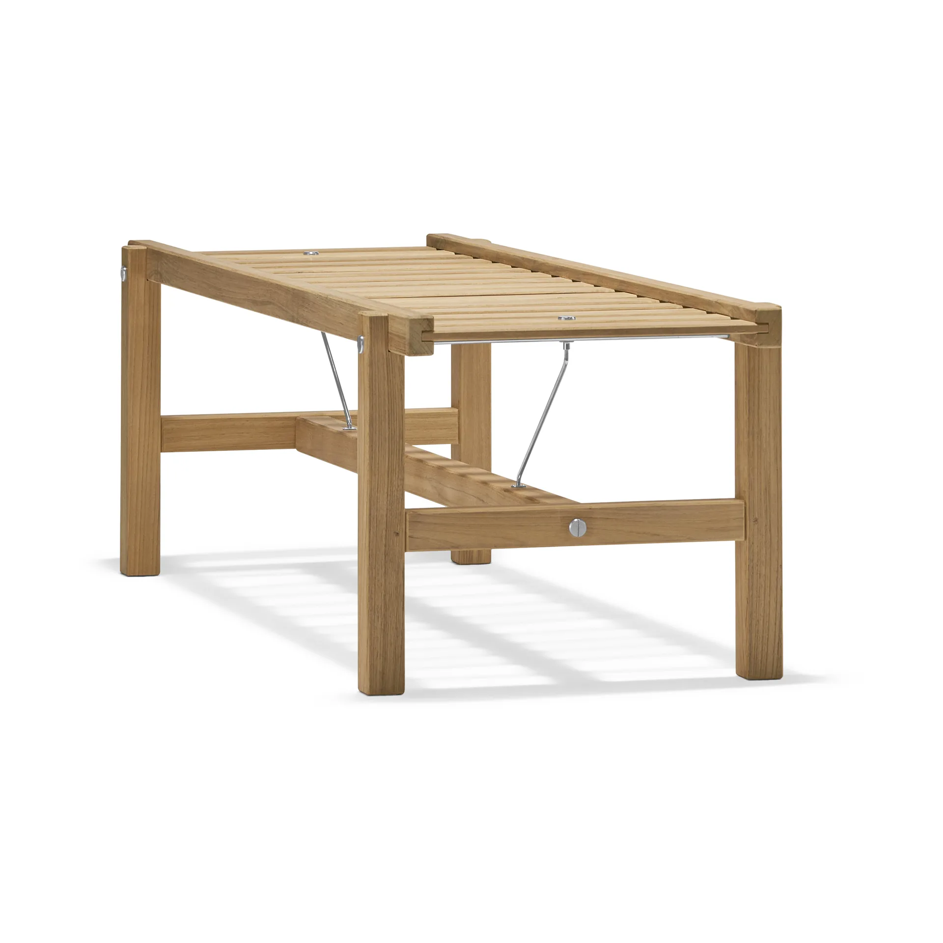 45 bench, Teak, 135 cm Fri Form