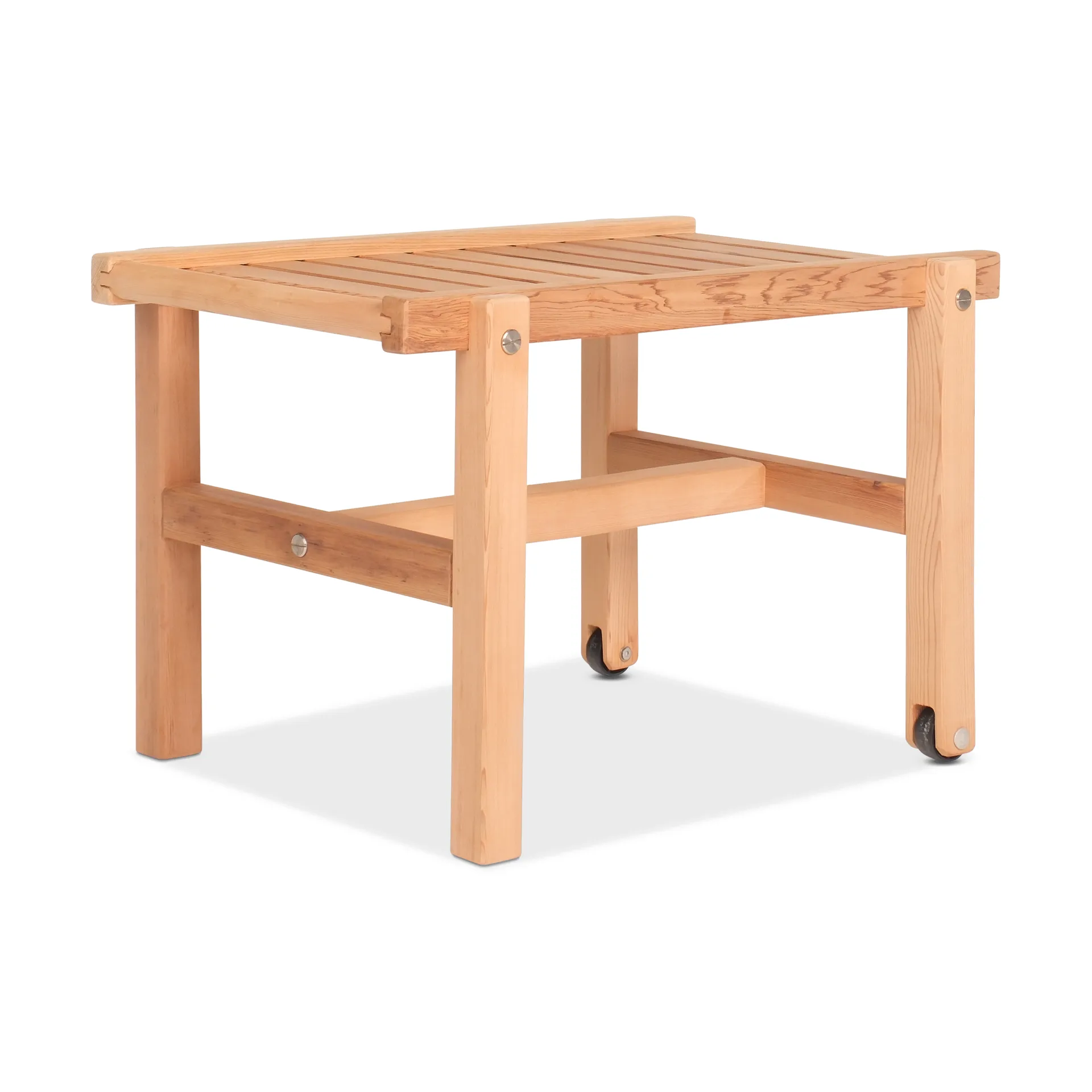 49 trolley table, Redwood, 48x45 cm Fri Form