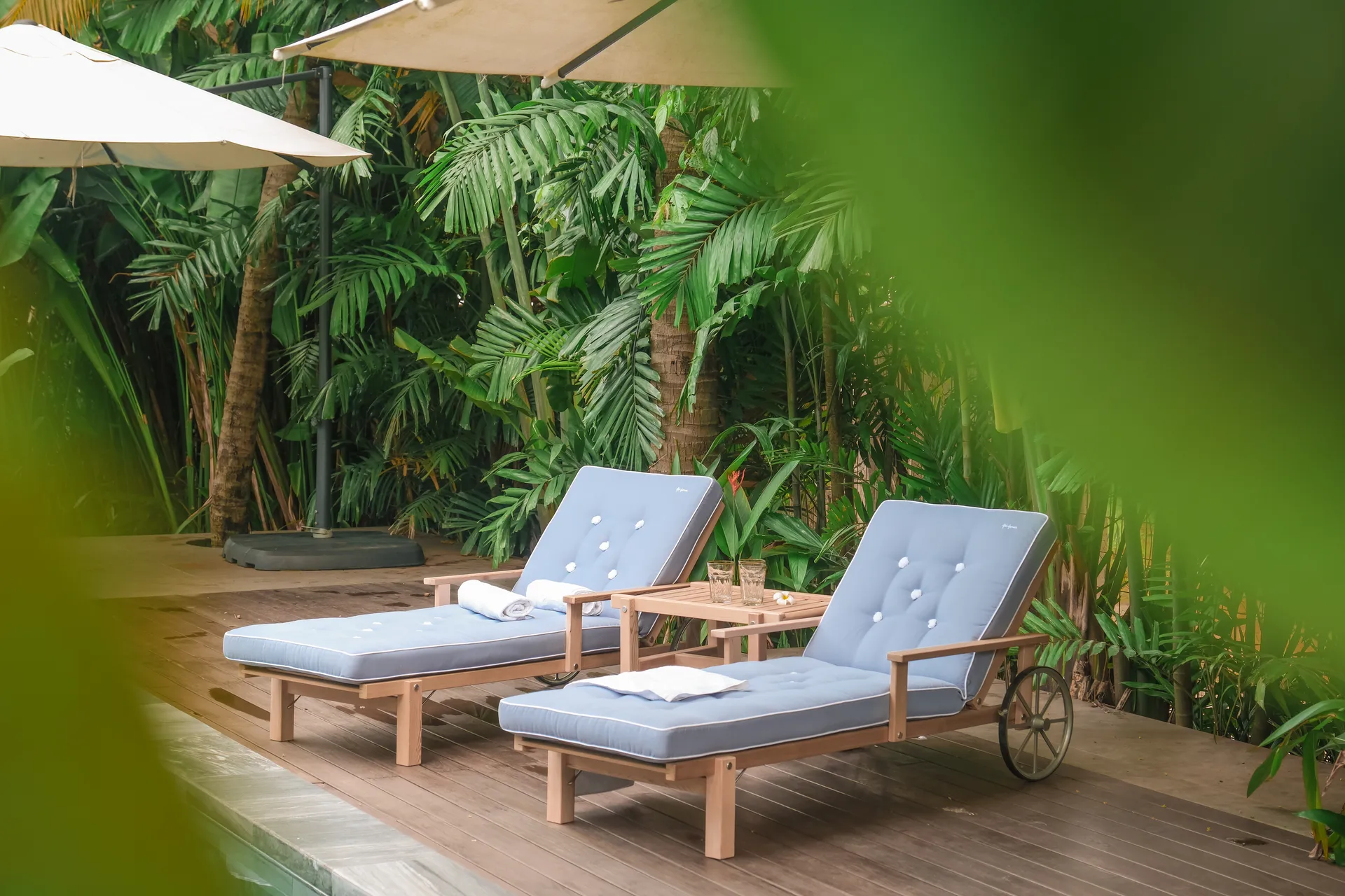 49 trolley table, Redwood, 48x45 cm Fri Form