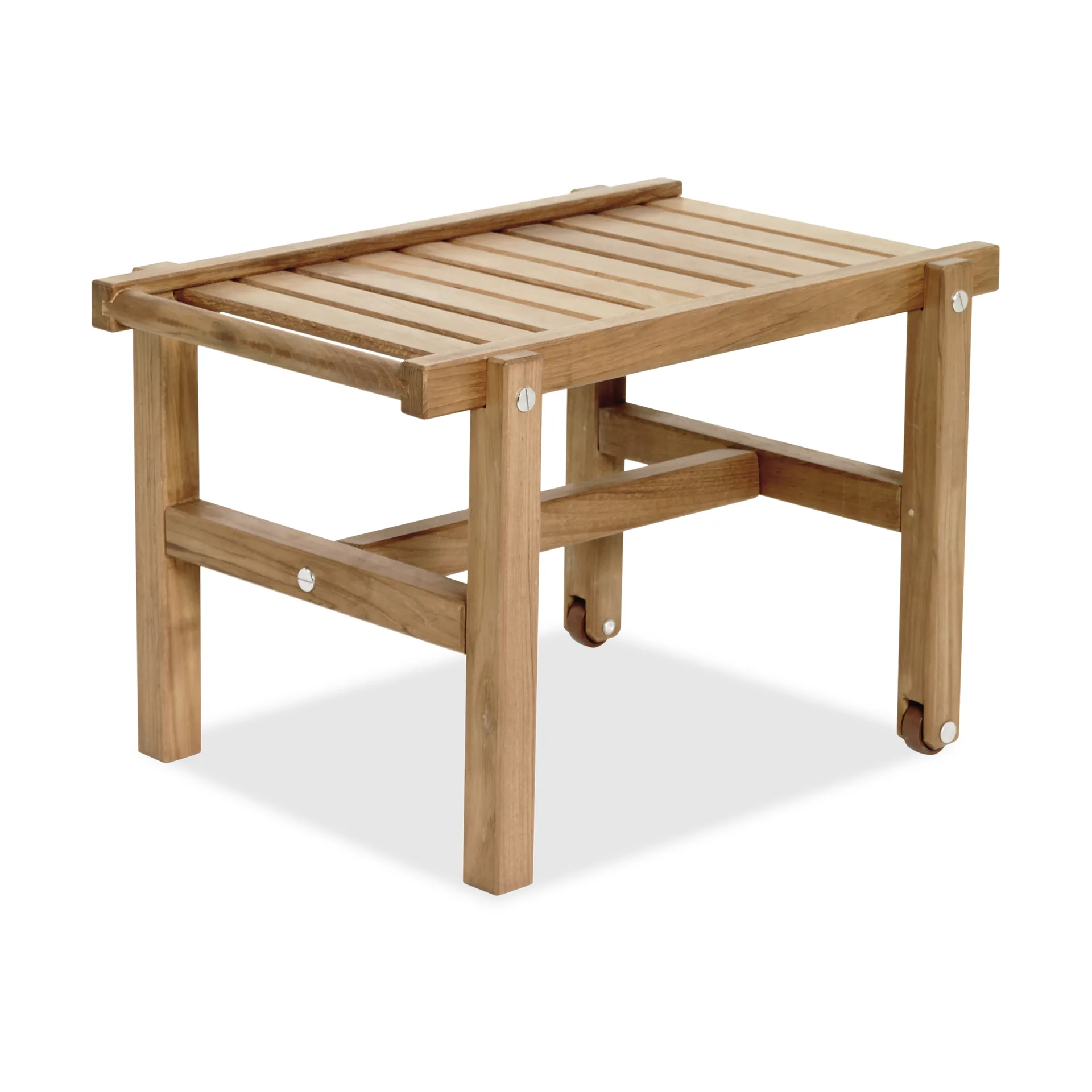 49 trolley table, Teak, 48x45 cm Fri Form