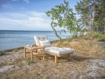49 trolley table - Teak, 48x45 cm - Fri Form