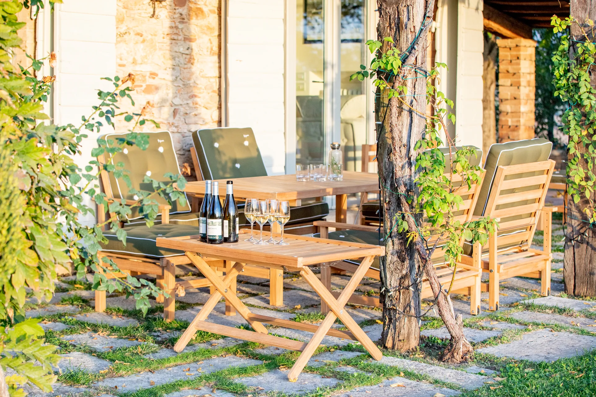 60 tray table, Teak, 59x94 cm Fri Form