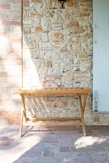 60 tray table - Teak, 59x94 cm - Fri Form