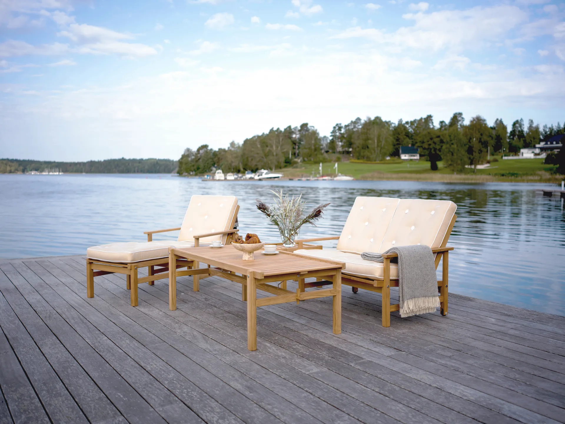 63 table, Teak, 150x73x51 cm Fri Form