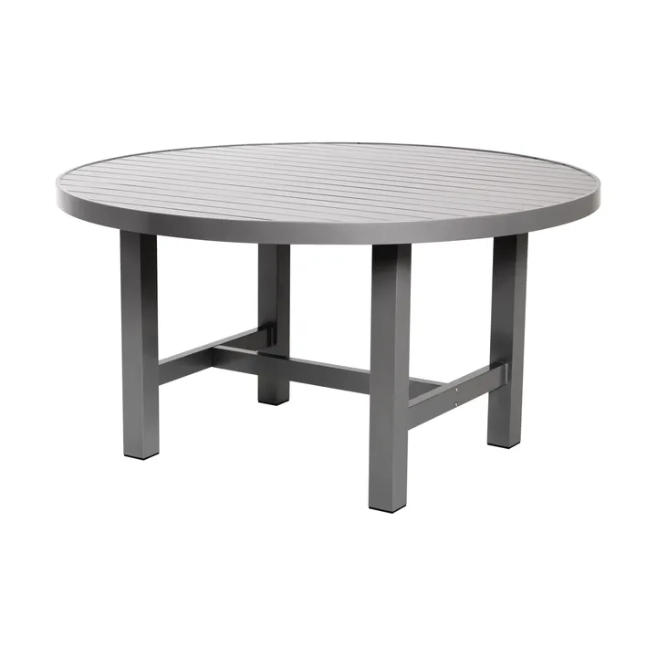 66 table - Grey, Ø120x60 cm - Fri Form