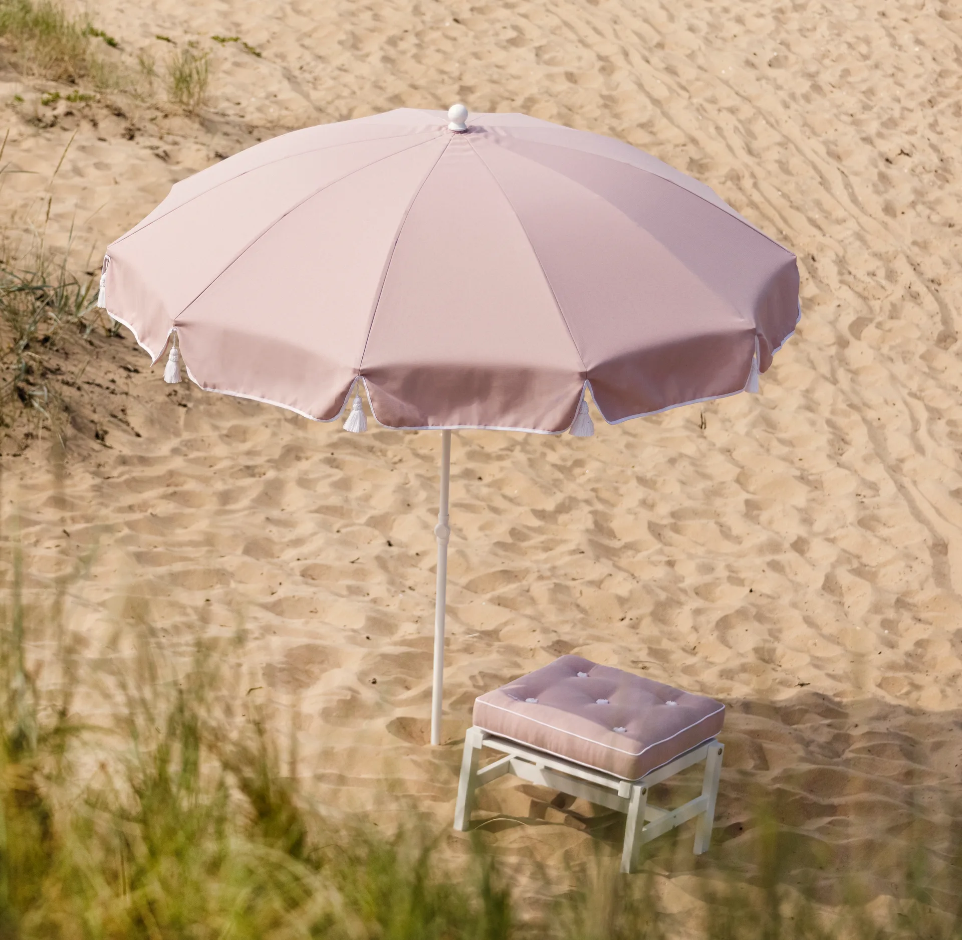 90 parasol, Light pink, Ø220 cm Fri Form