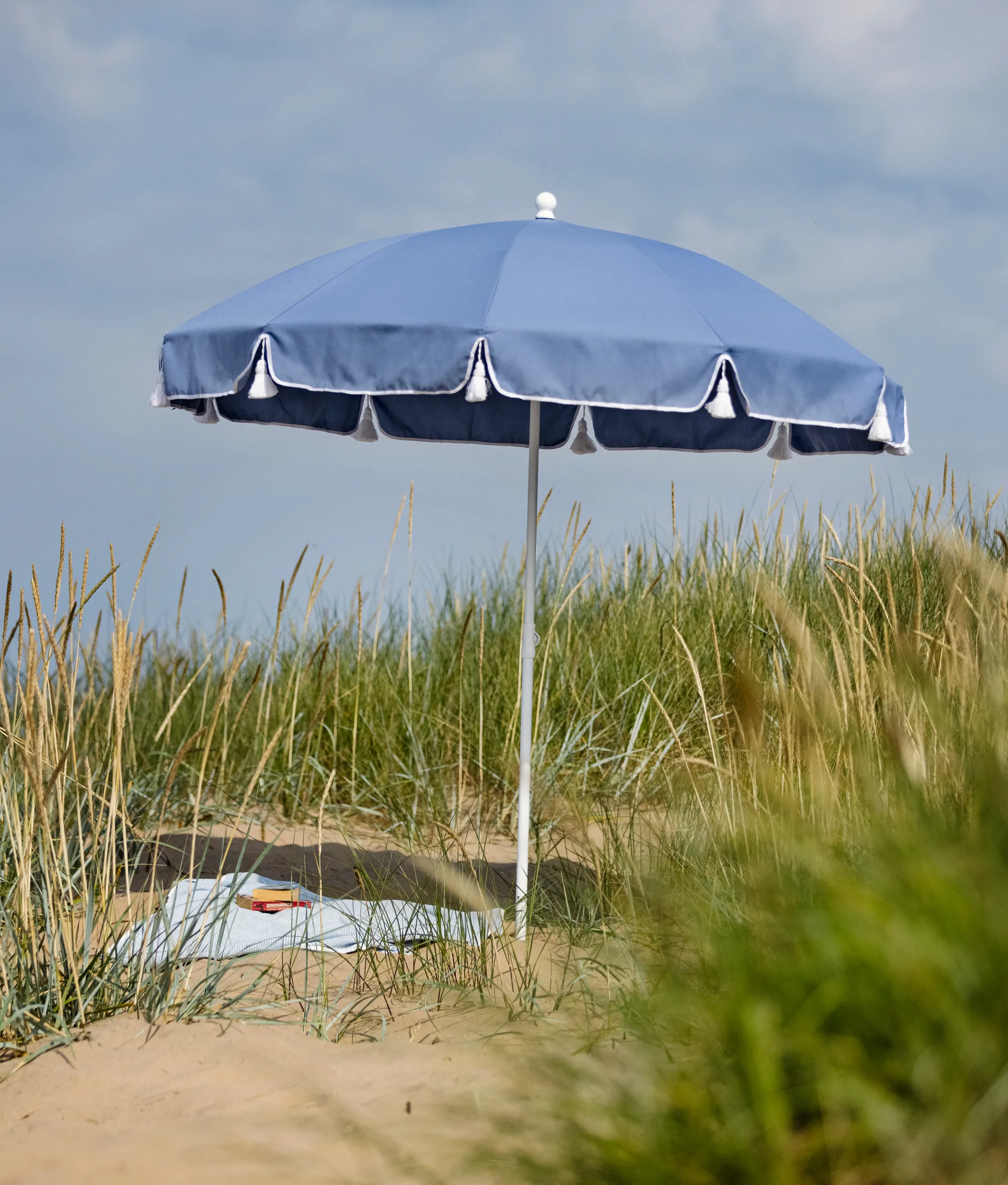 90 parasol, Navy blue, Ø220 cm Fri Form