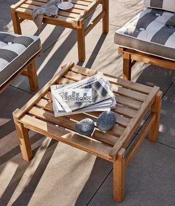 92 ottoman - Teak - Fri Form