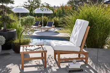 92 ottoman - Teak - Fri Form