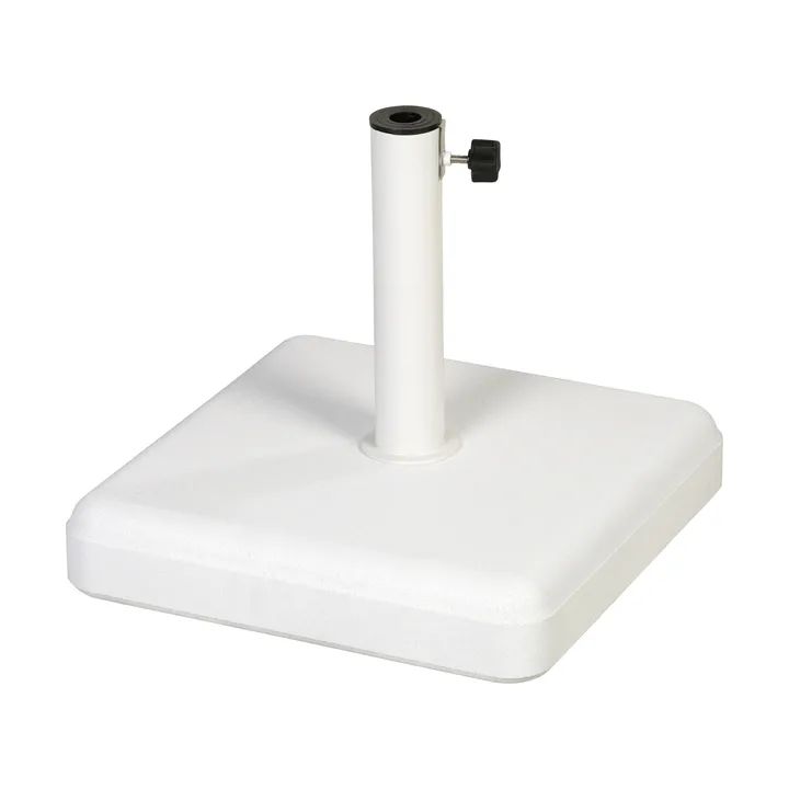 Fri Form parasol base - White concrete, 45x45 cm - Fri Form