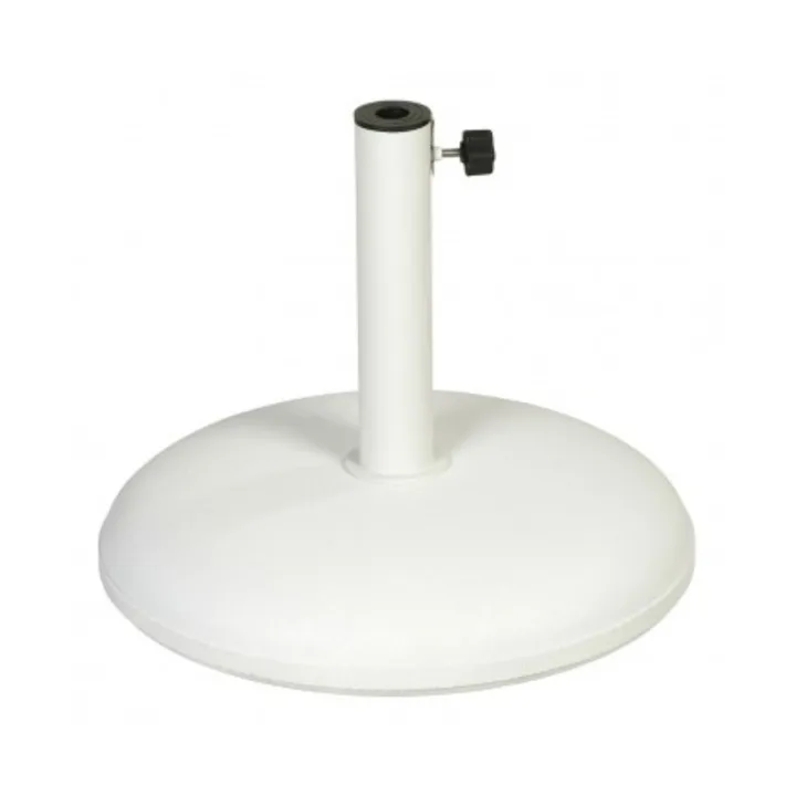 Fri Form parasol base - White concrete, Ø49 cm - Fri Form