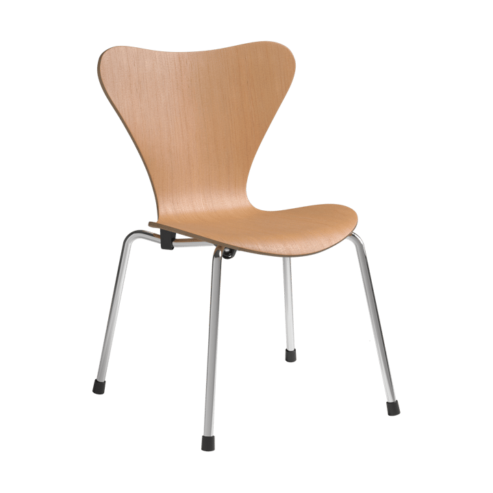 3177 Sjuan children's chair - Oregon pine-chrome - Fritz Hansen