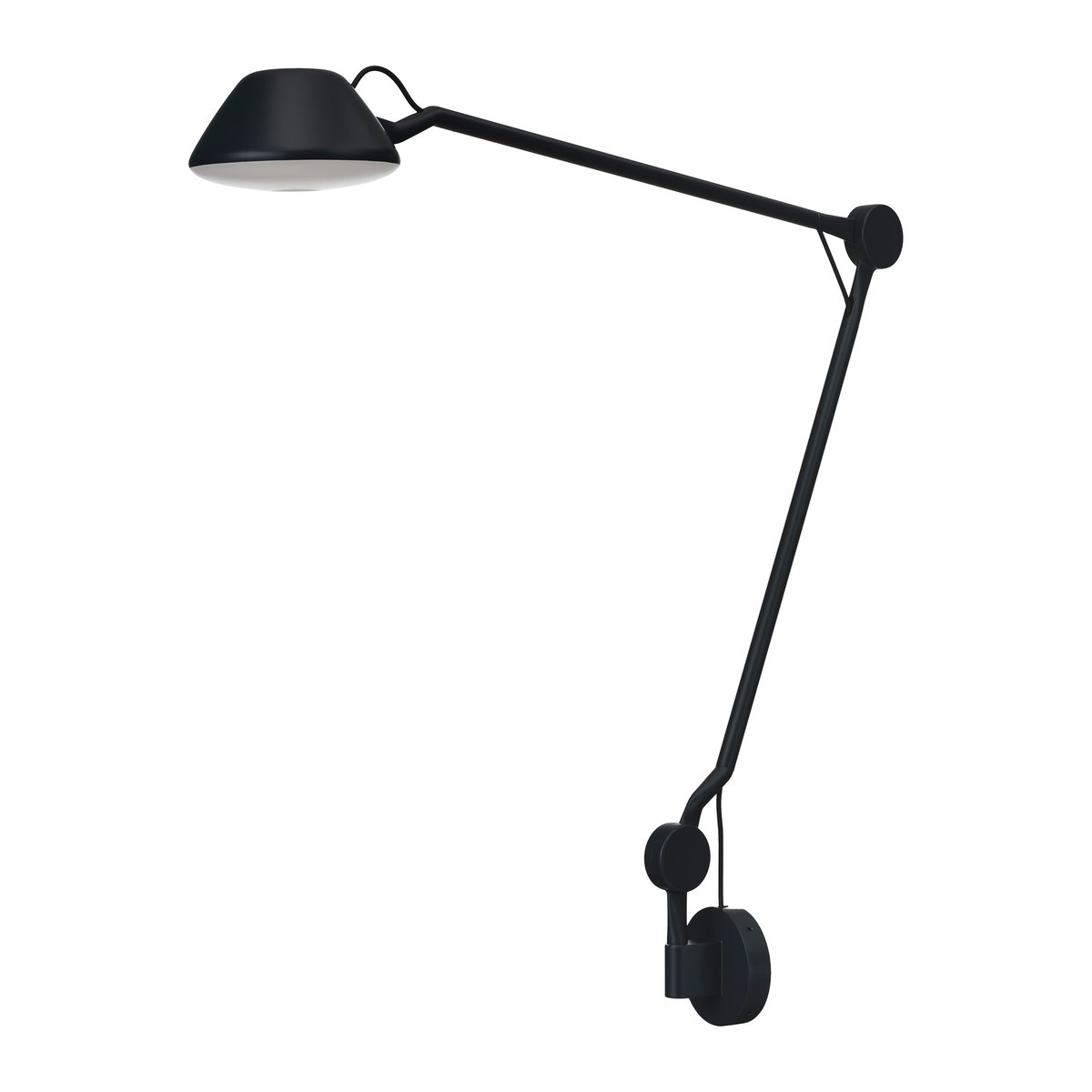 Fritz Hansen AQ01 wall lamp Black | Scandinavian Design | Wall lights | Black