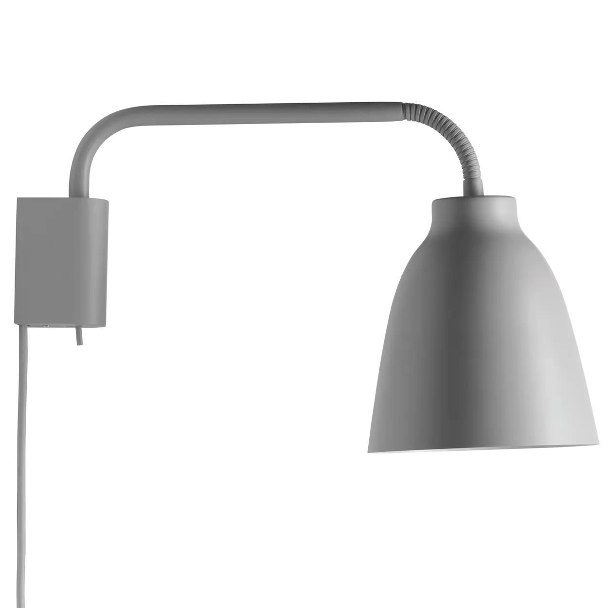 Fritz Hansen Caravaggio Read wall lamp Grey25 | Scandinavian Design | Wall lights | Grey