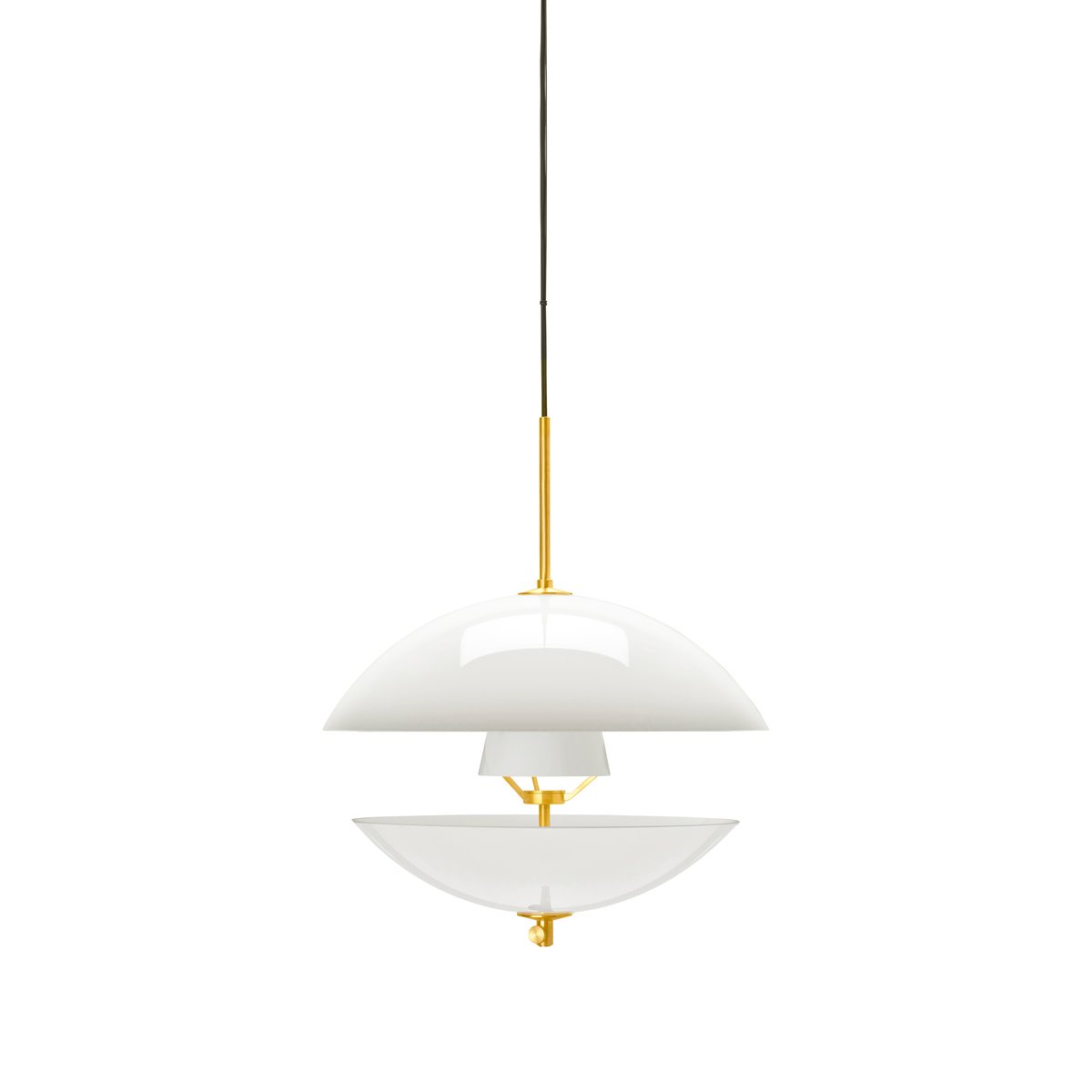 Fritz Hansen Clam pendant lamp Ø55 cm | Scandinavian Design | Pendant lamps | White