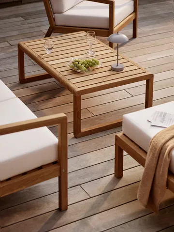 Clam portable table lamp 31 cm - Nine grey - Fritz Hansen