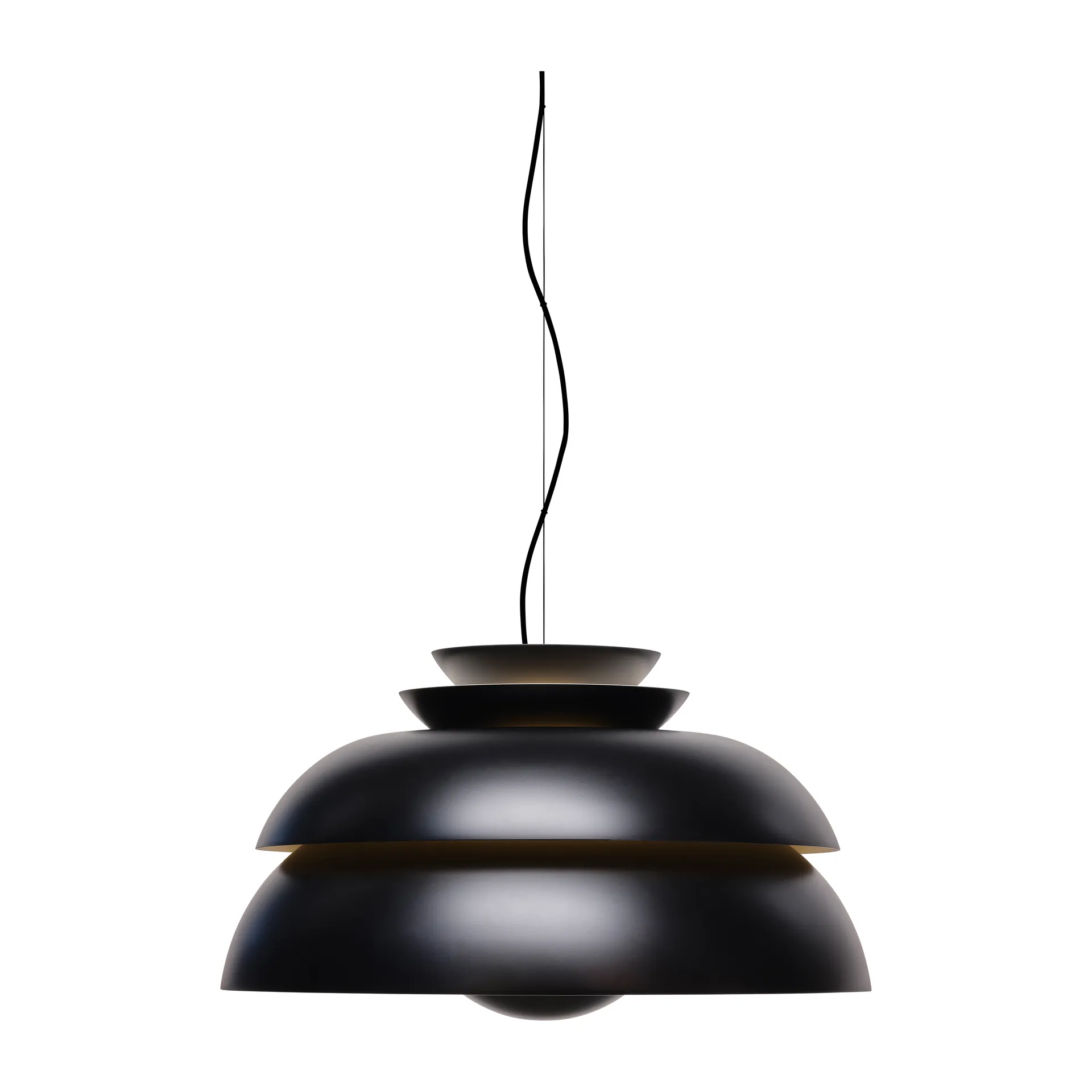 Concert pendant lamp black, P3 Fritz Hansen