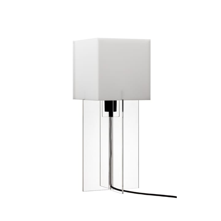 Cross-Plex T-500 table lamp - Opal-stand in acrylic - Fritz Hansen