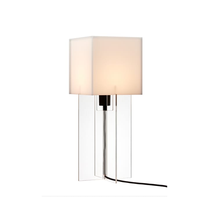 Cross-Plex T-500 table lamp - Opal-stand in acrylic - Fritz Hansen