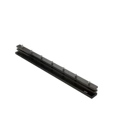 Cutter coat rack - Oak, black-stained, 7 knobs - Fritz Hansen