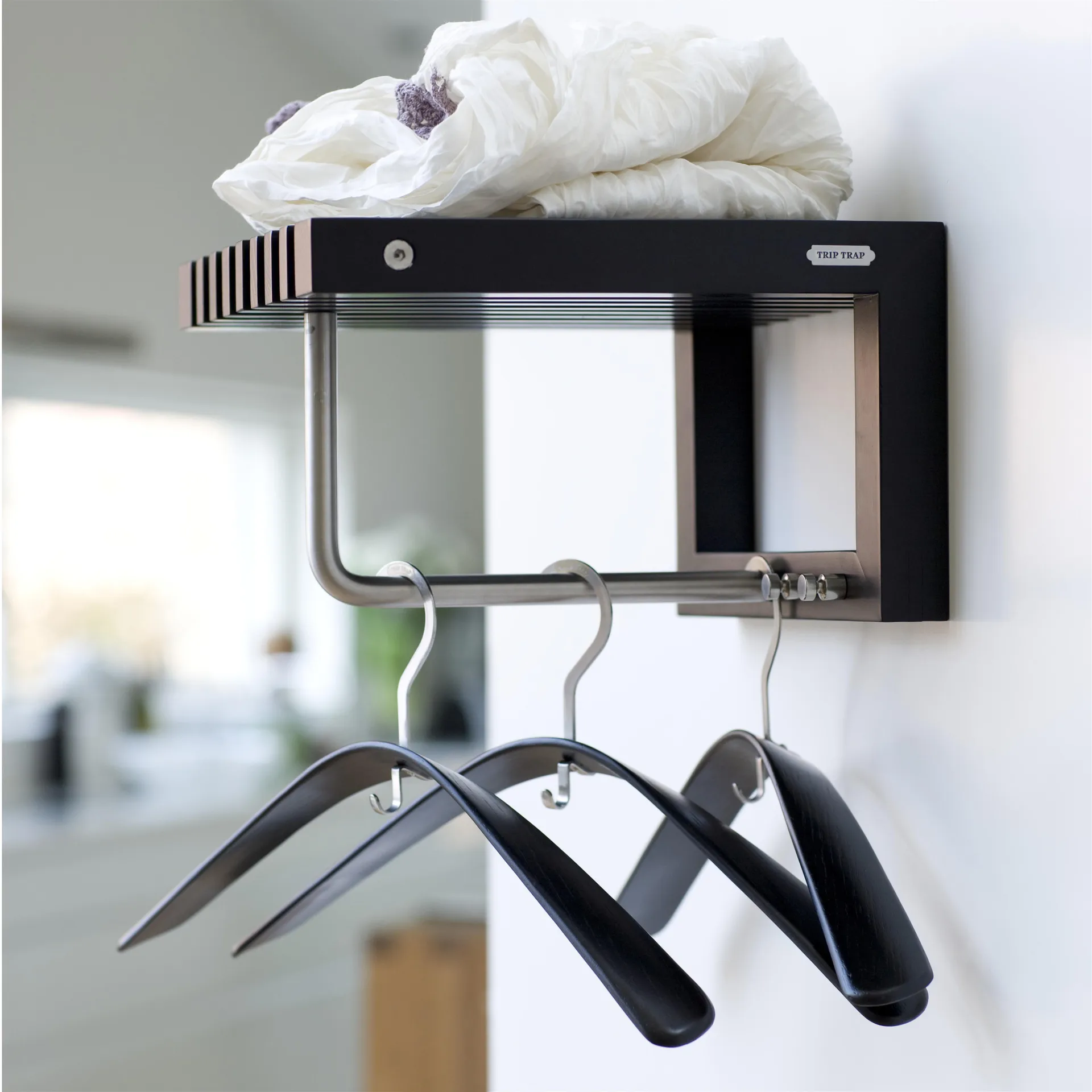 Cutter hat rack mini, black-painted oak Fritz Hansen