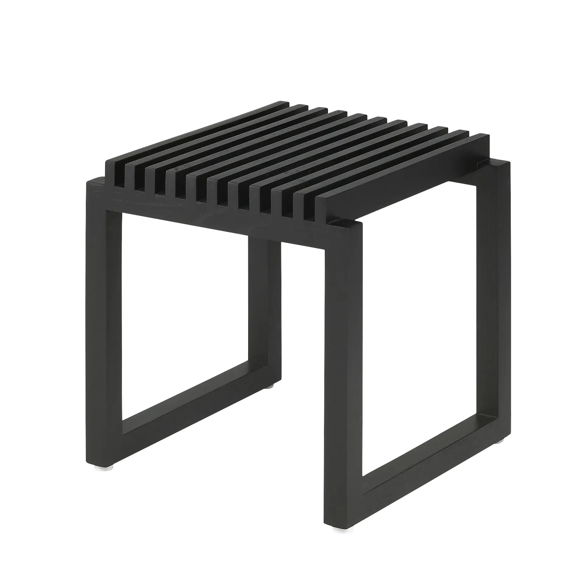Cutter stool, black-painted oak Fritz Hansen
