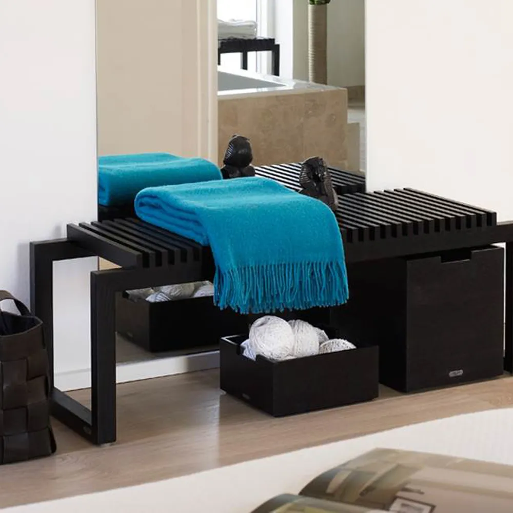 Cutter storage box large, Teak Fritz Hansen