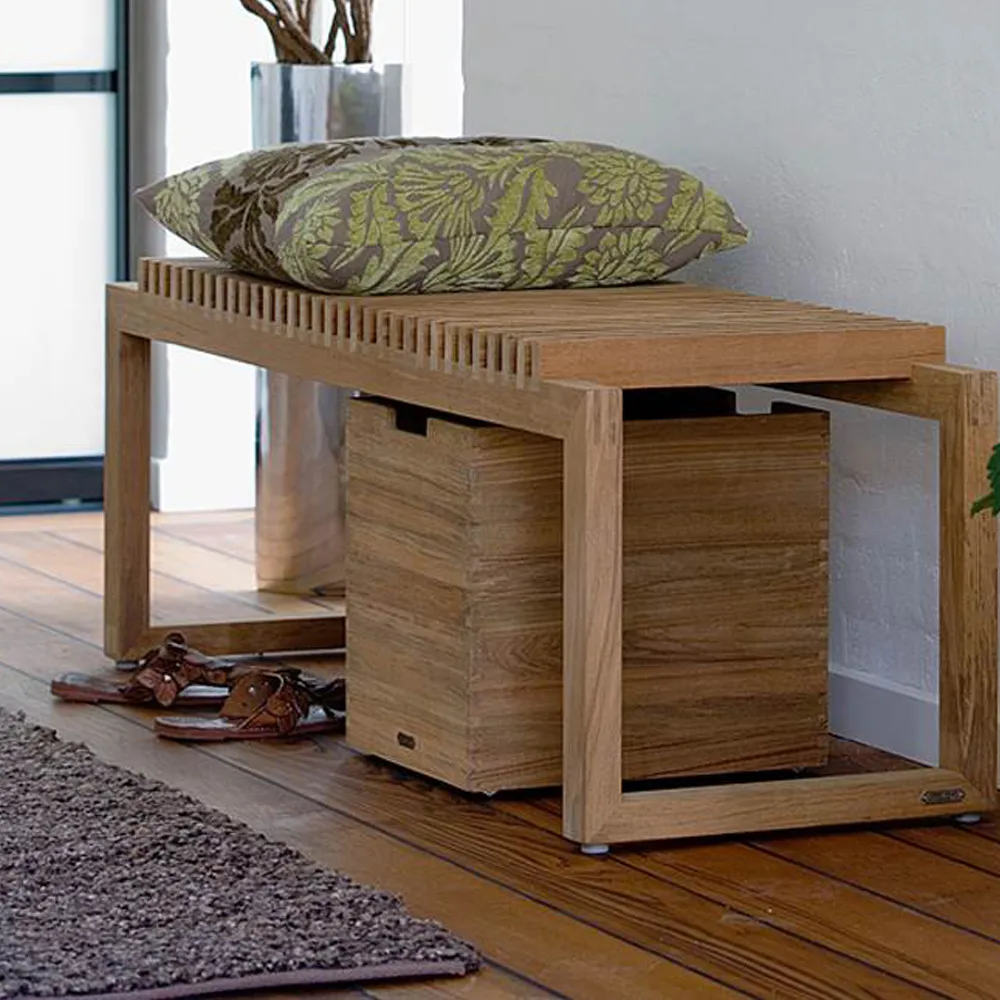 Cutter storage box large, Teak Fritz Hansen