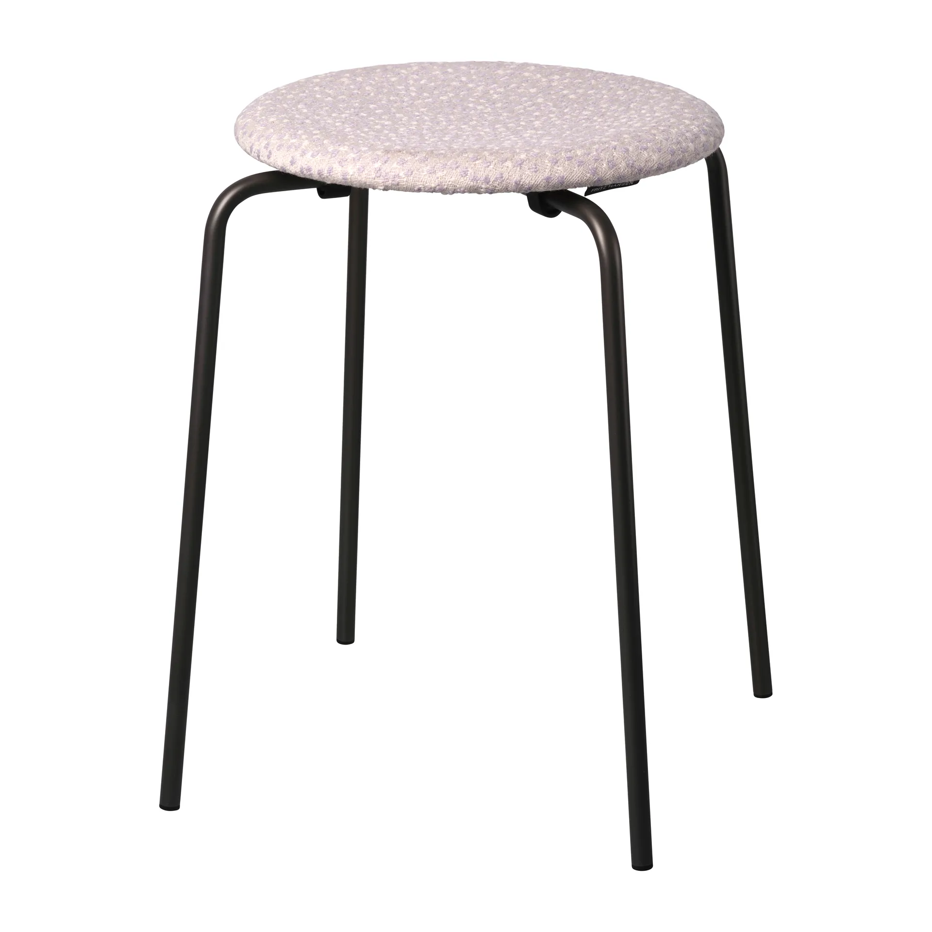 Dot stool fabric, White-purple Fritz Hansen