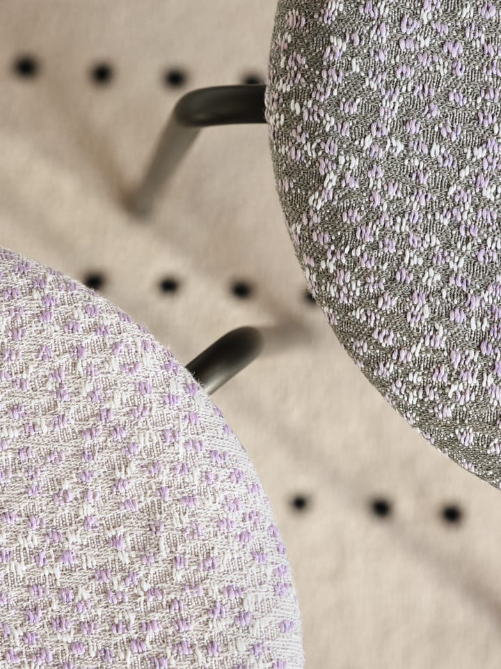 Dot stool fabric, White-purple Fritz Hansen