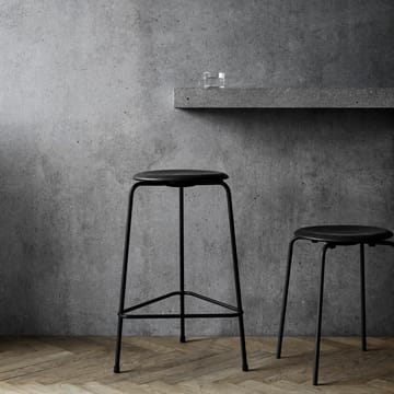 Dot stool leather - Cowboy black - Fritz Hansen