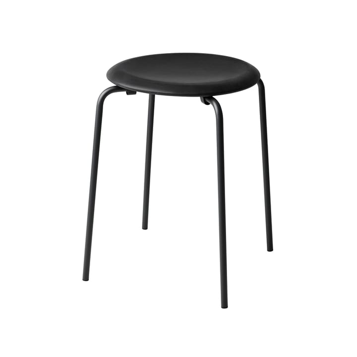 Dot stool leather - Cowboy black - Fritz Hansen