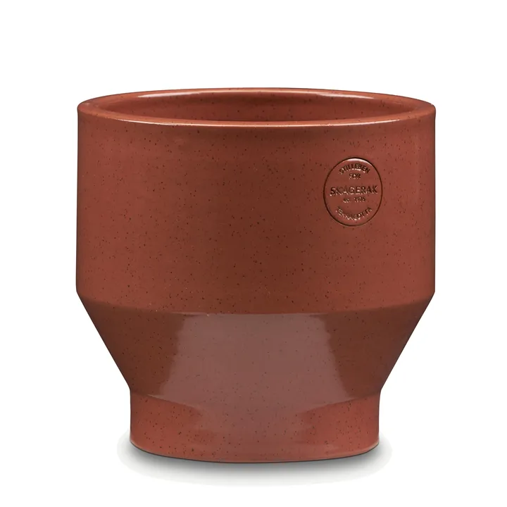Edge pot (indoor) Ø18 cm - burned red - Fritz Hansen