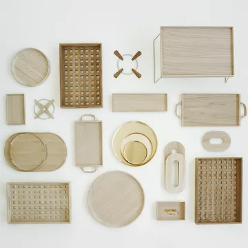 Fionia tray 32x48 cm - Oak - Fritz Hansen