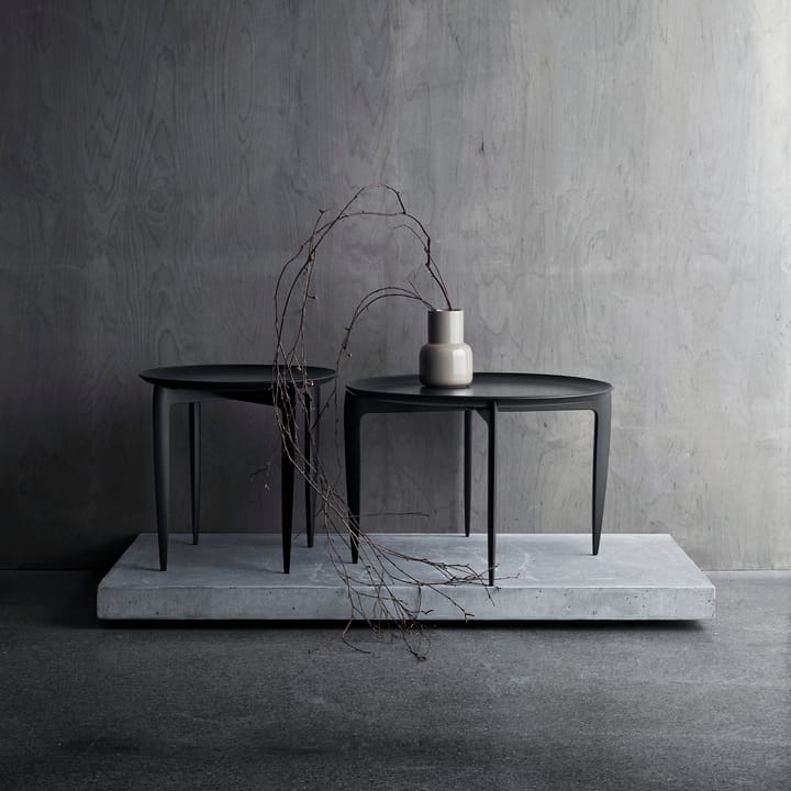 Foldable Tray Table Ø 45 cm - Black - Fritz Hansen