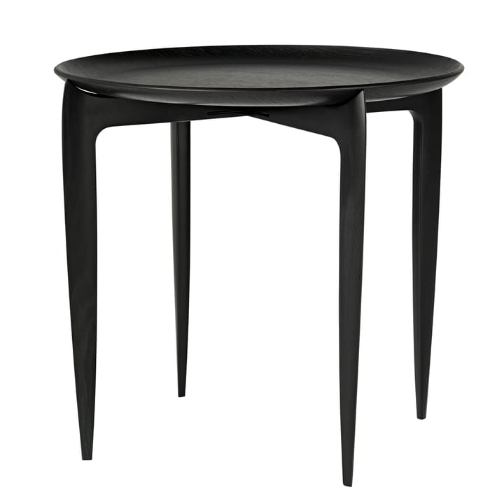 Foldable Tray Table Ø 45 cm - Black - Fritz Hansen