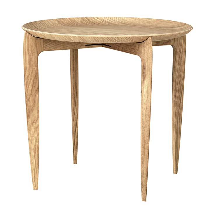 Foldable Tray Table Ø 45 cm - Oak - Fritz Hansen