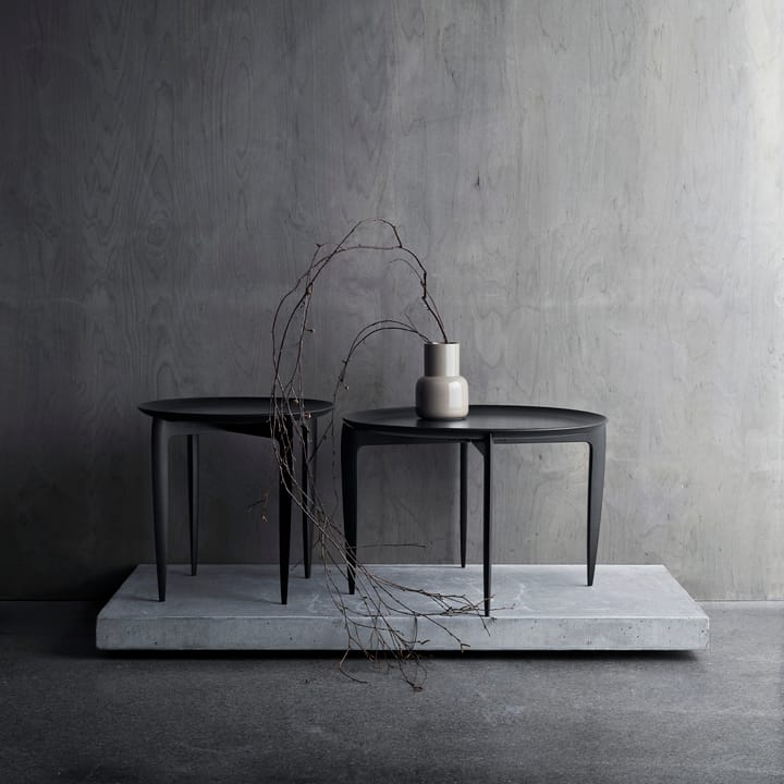 Foldable Tray Table Ø 60 cm - Black - Fritz Hansen