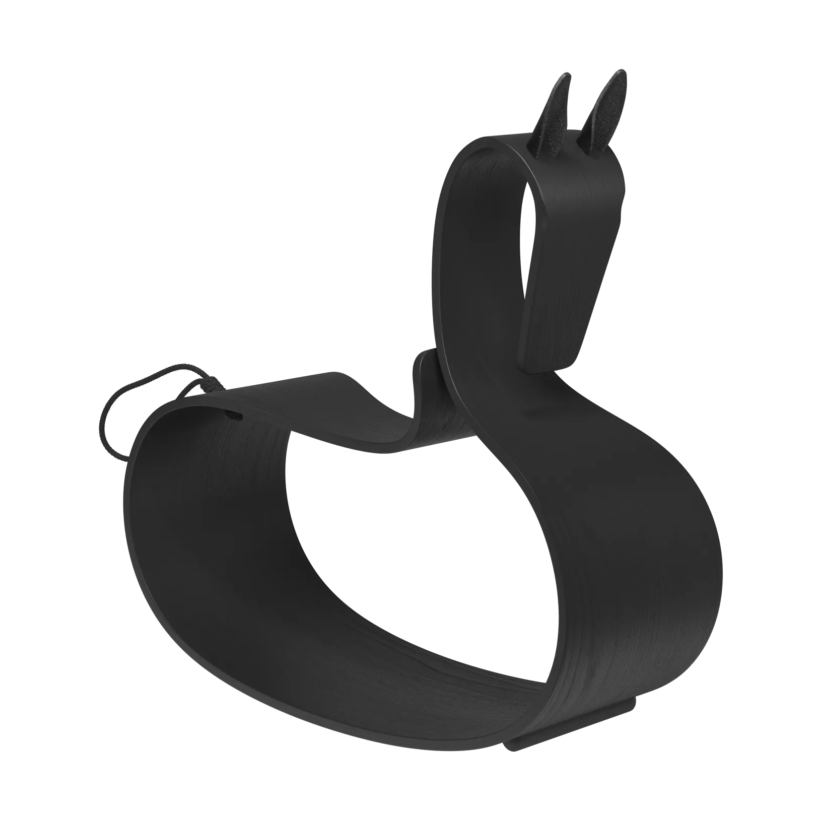 Fritz Hansen Rocking Horse, Black ash Fritz Hansen