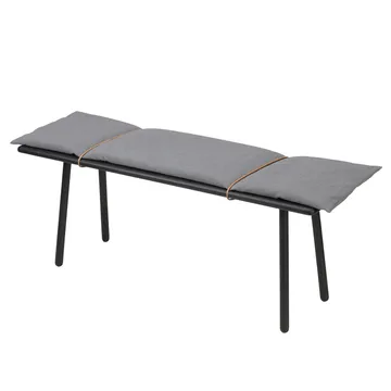 Georg bench - Black stained oak - Fritz Hansen