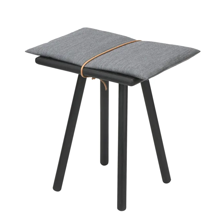 Georg stool - black-painted oak - Fritz Hansen