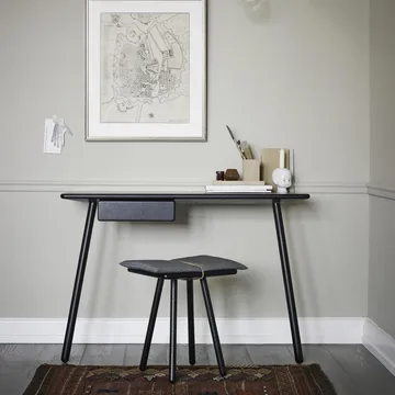 Georg stool - black-painted oak - Fritz Hansen