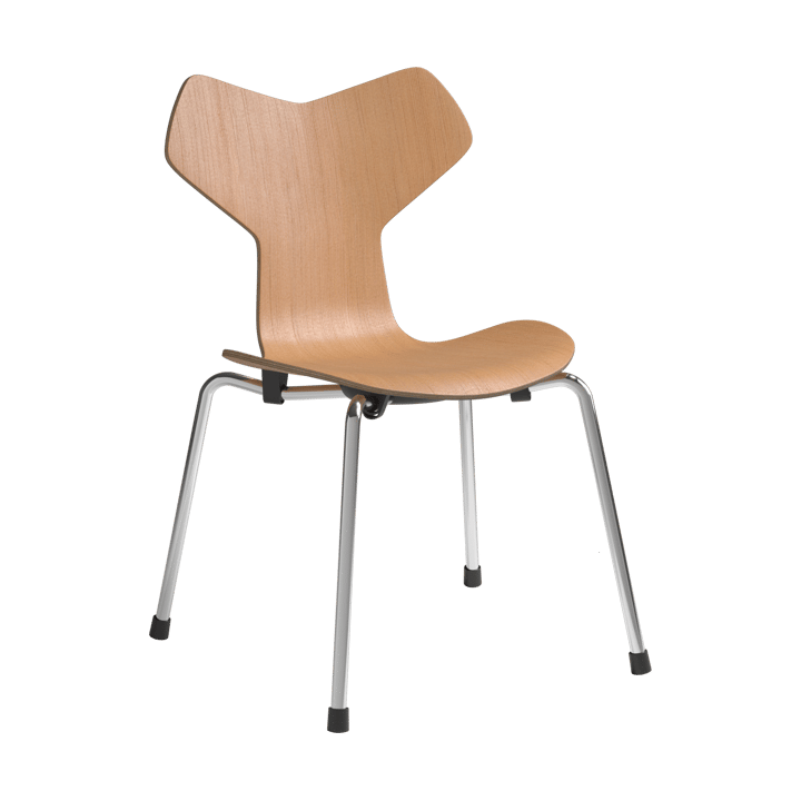 Grand Prix children's chair - Oregon pine-chrome - Fritz Hansen