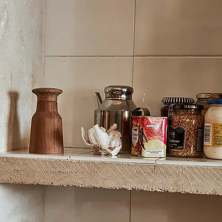 Hammer salt- and pepper mill, oiled teak Fritz Hansen