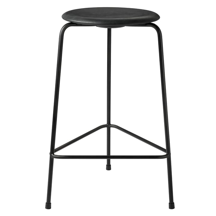 High Dot stool leather - Cowboy black - Fritz Hansen