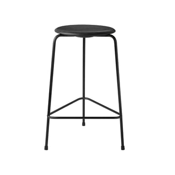 High Dot stool leather - Cowboy black - Fritz Hansen