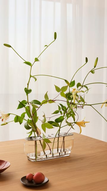 Ikebana vase stainless steel - Long - Fritz Hansen