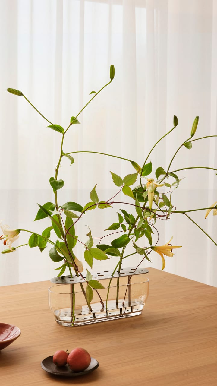 Ikebana vase stainless steel - Long - Fritz Hansen