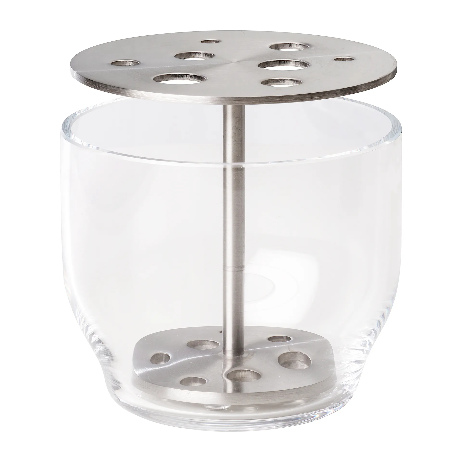 Ikebana vase stainless steel, Small Fritz Hansen