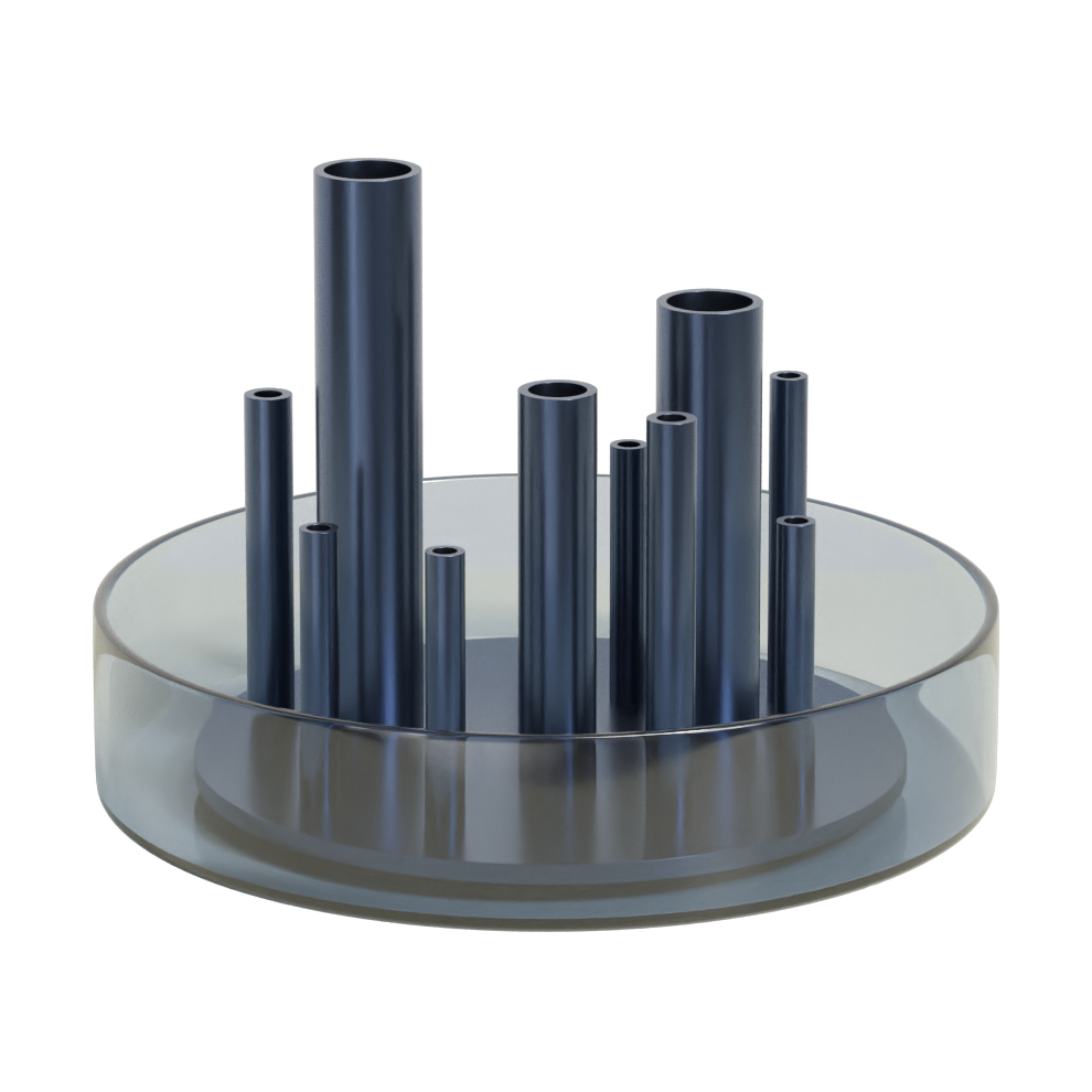Fritz Hansen Ikeru low vase Dusk blue | Scandinavian Design | Vases | Blue